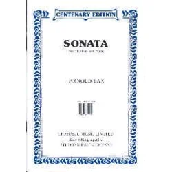 BAX : note SONATA FOR CLARINET AND piano