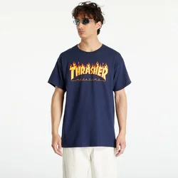 Thrasher Flame majica navy Gr. S