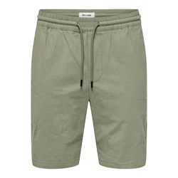 Only & Sons Hlače Capri  zelena