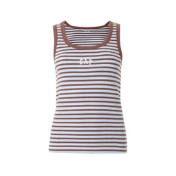 GAP Top svetlo modra/čokolada/bela