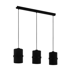 EGLO Viseća lampa PARAGUAIO 3xE27 85 cm crna 390034