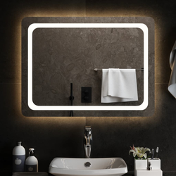 LED kupaonsko ogledalo 80x60 cm