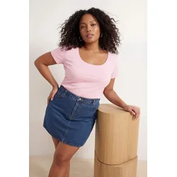 Trendyol Curve Ženska bluza Tbbss26Af00105, Roze
