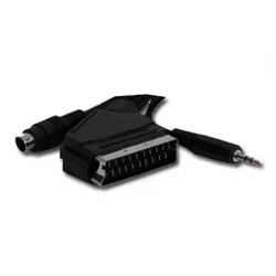Gembird 10m, Scart/S-Video,3.5mm, M/M SCART (21-pin) S-Video (4-pin) + 3.5mm Crno