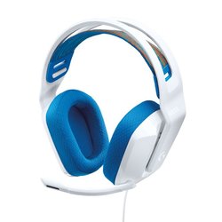 LOGITECH gaming slušalke G335, bele