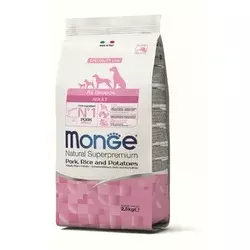 Monge Hrana za odrasle pse, Svinjetina, pirinač i krompir, 2.5kg