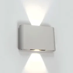 ZIDNA SVJETILJKA 2×LED/6W/2X400lm/3000K IP54 BIJELA