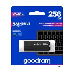 GoodRam USB 3.2 spominski ključek 256GB UME3 črn