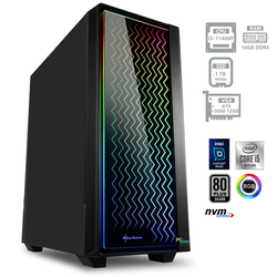 PCPLUS gaming računalnik Storm (Core i5 2.6GHz, 16GB, 1TB NVMe SSD, GeForce RTX 3060 12GB RGB, brez OS)