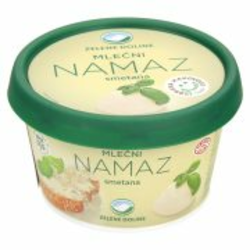 MLEČNI NAMAZ, SMETANA, 17,0 % M. M., ZELENE DOLINE, 150 G