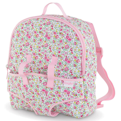 Batoh s klokankou Floral Corolle pre 30 cm bábiku nastaviteľné ramienka CO110800