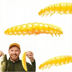 Vaba Larva 3,5 cm, rumena, kozarec 12 kosov