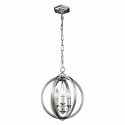 Feiss FE-CORINNE-3P-S - Luster na lancu CORINNE 3xE14/60W/230V