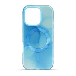 Futrola Mikalen Magsafe Glow za Iphone 16 Pro DZ4, Svetloplava