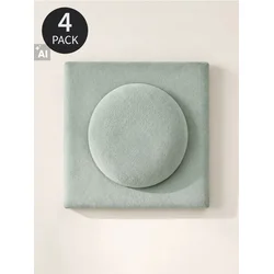 Sinsay - Tapacirani zidni paneli u obliku blokova 4 pack - svetlozelena