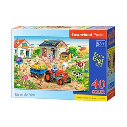Castorland - Puzzle Dan na kmetiji - 40 - 99 kosov