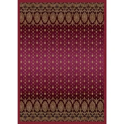 Bassetti OKRASNA ODEJA GOLD DECOR 240/250 cm rdeča