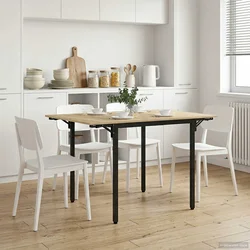vidaXL Raztegljiva jedilna miza 120 x 81,5 x 75 cm Inženirski les
