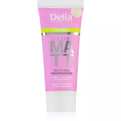 Mat tečni puder za lice REAL MAT porcelan 101 30 ml - DELIA | Kozmo Online