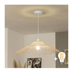 Brilagi - LED luster na sajli CERIA BOHO 1xE27/40W/230V prečnik 70 cm bambus