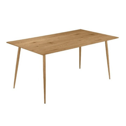 Miza Denton 760 (Hrast) Hrast, 76x80x120cm, MDF plošča, Kovina