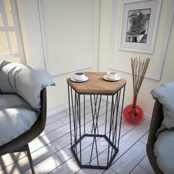 Hanah Home Klub sto Cetrus Kafkas, 40x35x62 cm, Hrast