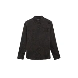 s.Oliver BLACK LABEL Bluza temno rjava/črna