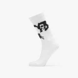 Nogavice Y-3 CHITO Graphic Crew Socks White S