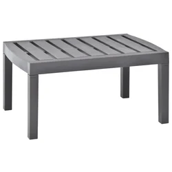 Vidaxl Vrtna mizica mocha 78x55x38 cm plastična