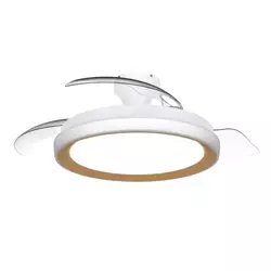 Philips - LED prigušiva stropna svetiljka sa ventilatorom BLISS LED/35W/230V zlatna + daljinski upravljač