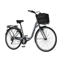 Bicikl Fashion Venssini Grace 28 Alu 17 V-Brake 6 Brzina 155-178cm (S/M) Plavi Perla