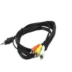 GEMBIRD Audio - video kabl CCA-4P2R-2M Jack AV 3.5mm 4-pin crni