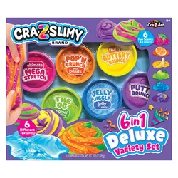 Crazart slime set 6-in-1 Deluxe Variety Set