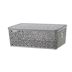 Korpa čipkasta 39x27x14cm sa poklopcem ( 18585 )