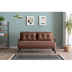 Atelier del Sofa Dvosed na razvlačenje Sando 2 Svetlobraon