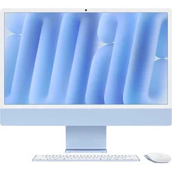 Apple 2024 iMac All-in-One Desktop Computer with M4 chip with 10-core CPU and 10-core GPU: Built for Apple Intelligence, 24-inch Retina Display, 24GB Unified Memory, 512GB SSD Storage; Blue MD2T4CR/A