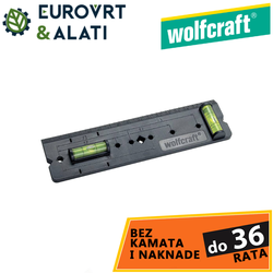 WOLFCRAFT Šablon za bušenje rupa za utičnice 4050000 crni