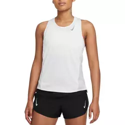 Nike W NK DF RACE SINGLET, ženska majica za trčanje, bela DD5940