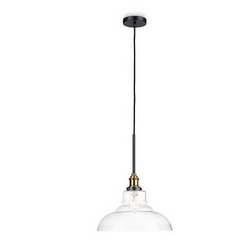 HASTINGS pendant clear 1x60W 230V