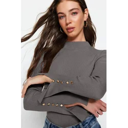 Trendyol Milla ženski duks Twoaw24Kz00309, Antracit-Siva