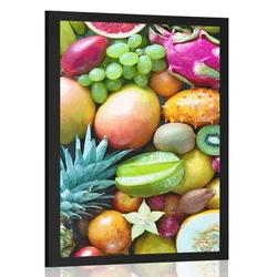 Plakat tropsko sadje - 30x45 no frame