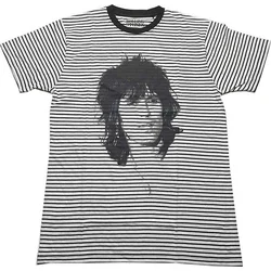 The Rolling Stones Keith (Striped) Black & White L Majica