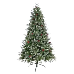 Novogodišnja jelka, Sa šišarkama, 210cm, Zelena