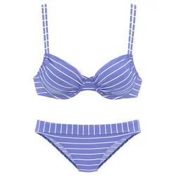 VIVANCE Bikini  svetlo modra / bela