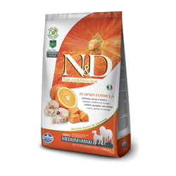 N&D Hrana za odrasle pse velikih i srednjih rasa Punkin, Riba i pomorandža, 2.5kg