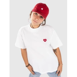 Carhartt WIP Heart Patch T-Shirt red