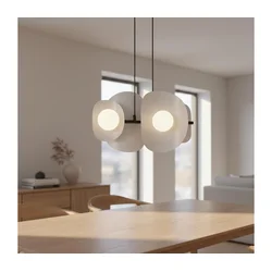 Luster na sajli ELEMENTI 4xG9/8W/230V siva
