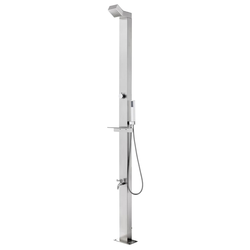 VIDAXL vrtni tuš (220cm), inox