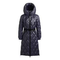 khujo Zimski plašč Loreen Shiny temno modra