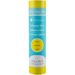 Silhouette Glossy Permanent Vinyl - 22,9 cm x 3 m - Yellow